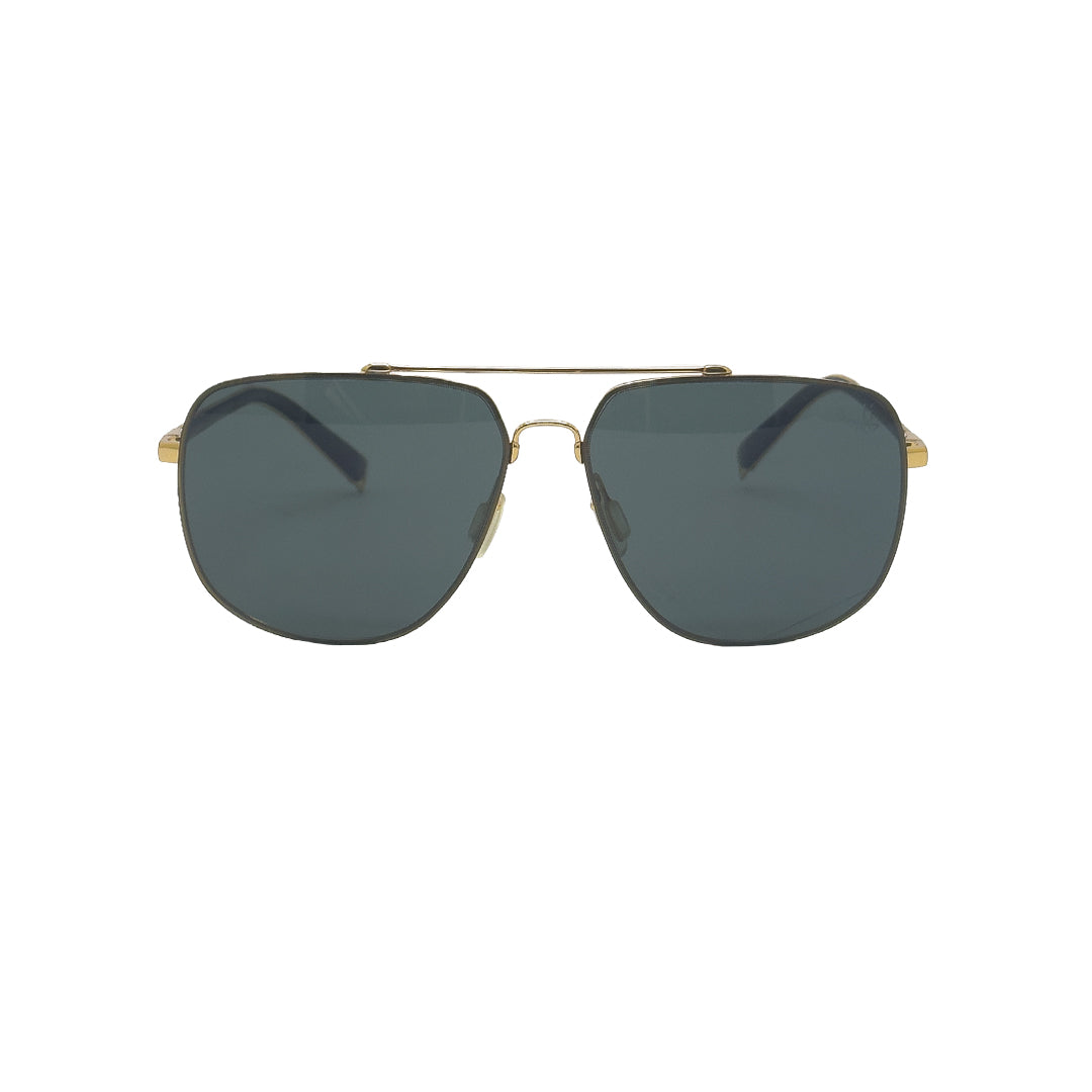 Helen Keller Men's Gold Aviator Stainless Sunglasses HKH8661HD2260