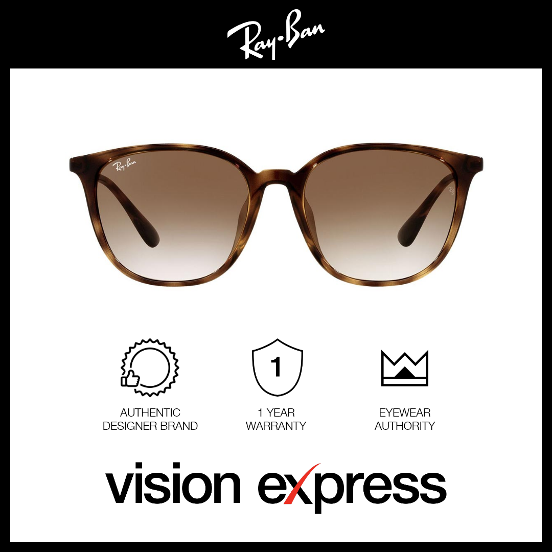 Ray-Ban Women's Brown Plastic Square Sunglasses RB4348D/710/13 – Vision  Express