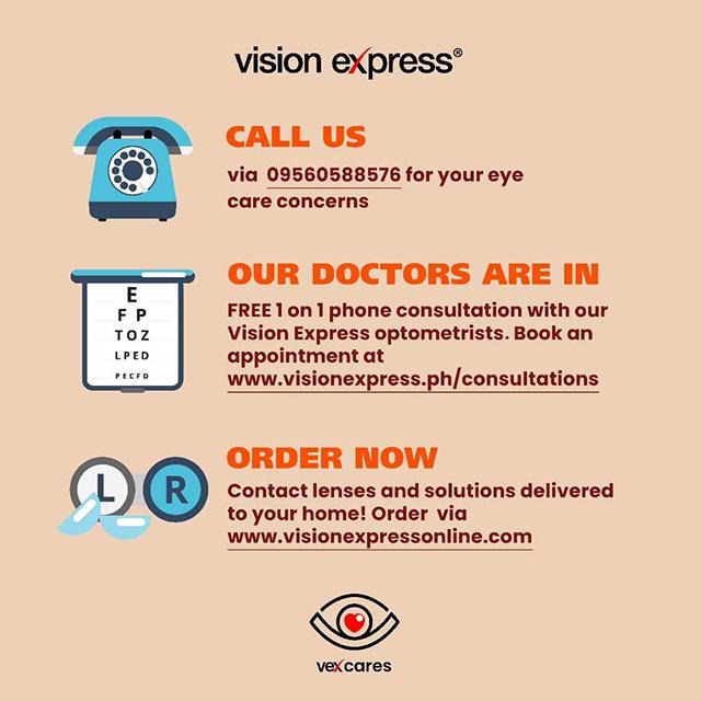 Here's How You Can Order Glasses, Contacts + More Eyewear Essentials During ECQ - Vision Express Philippines