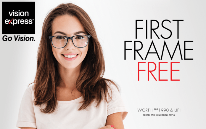 Your First Frame Free at Vision Express - Vision Express Philippines