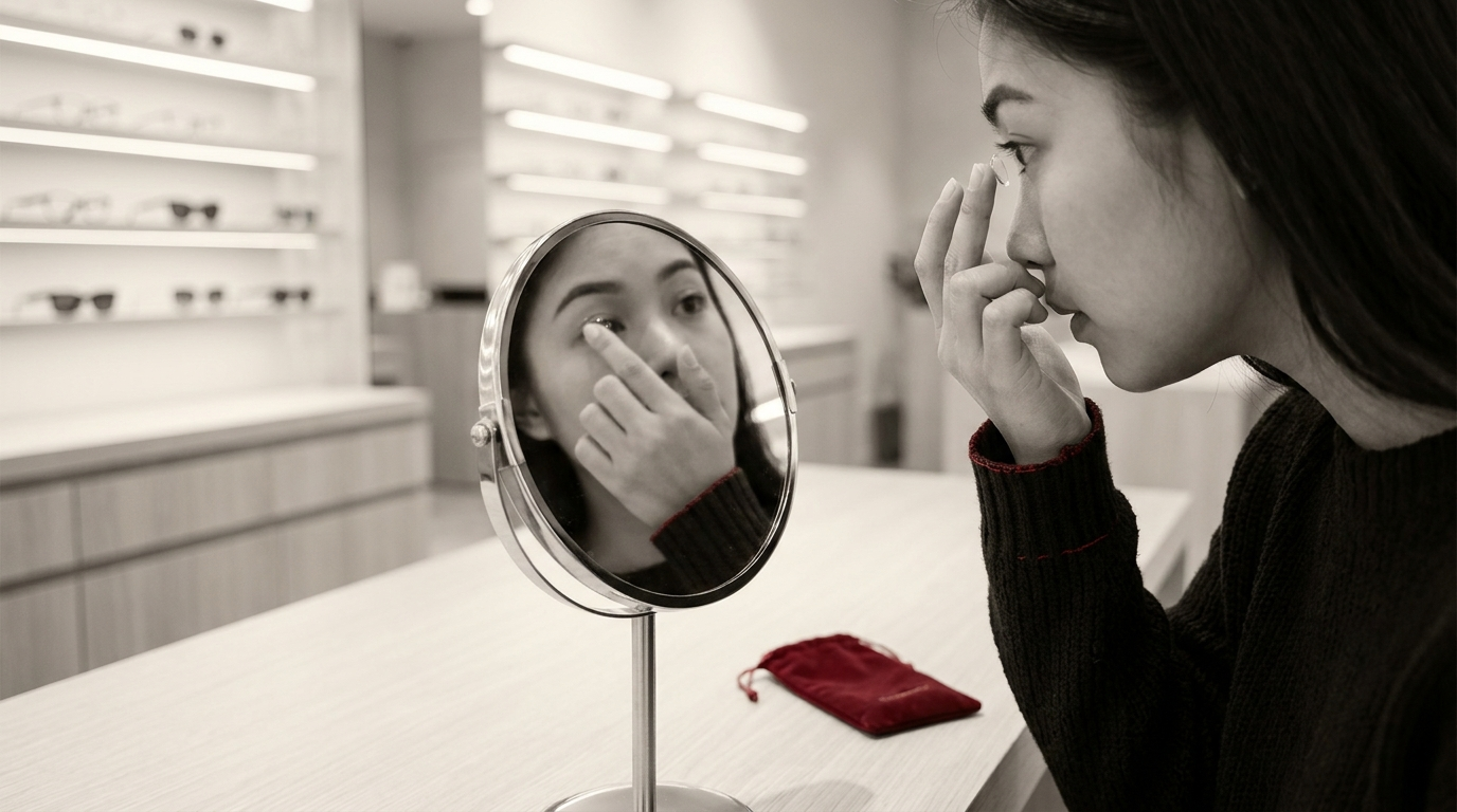 Colored contact lenses: how to wear them safely