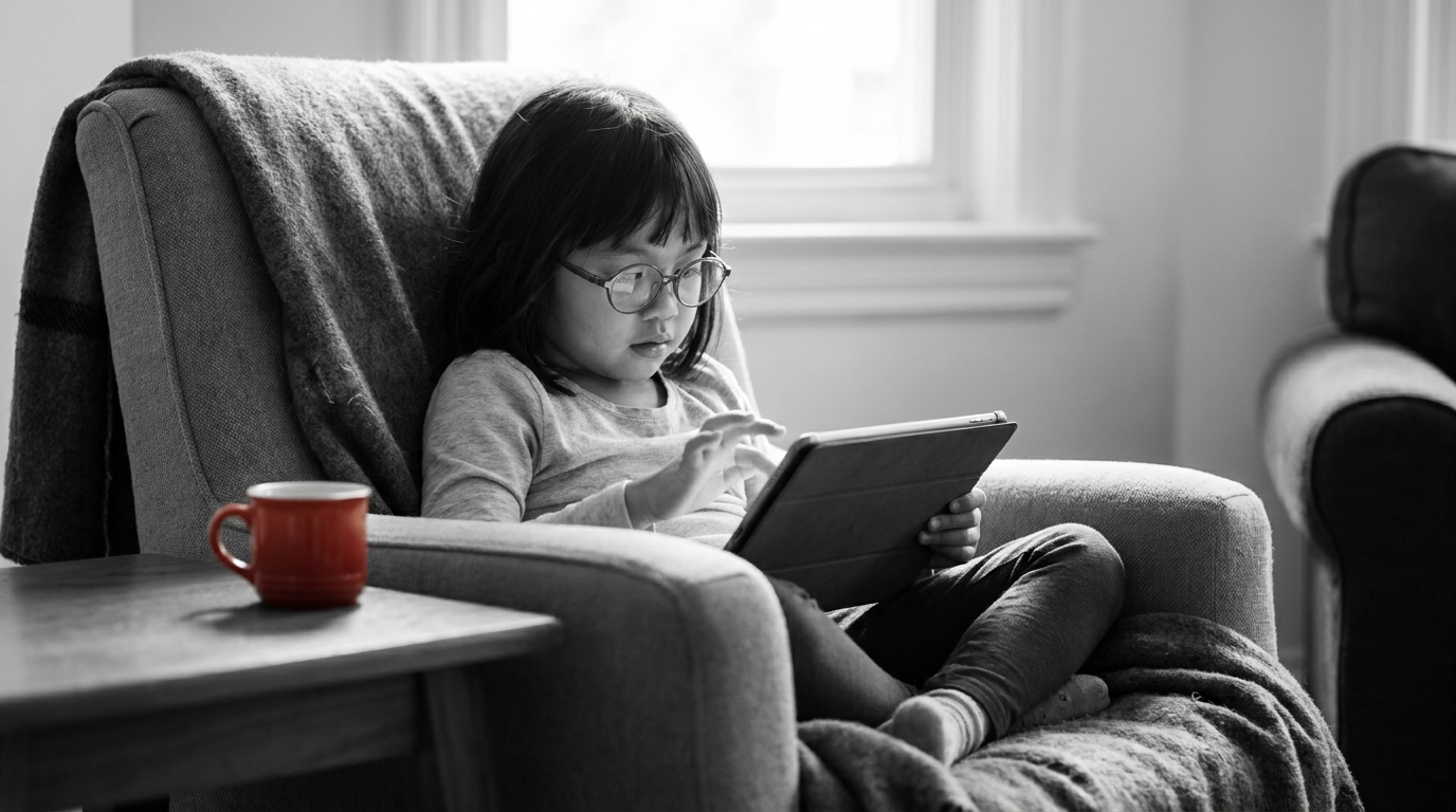 Screen time and your child's eyes: signs they may need glasses