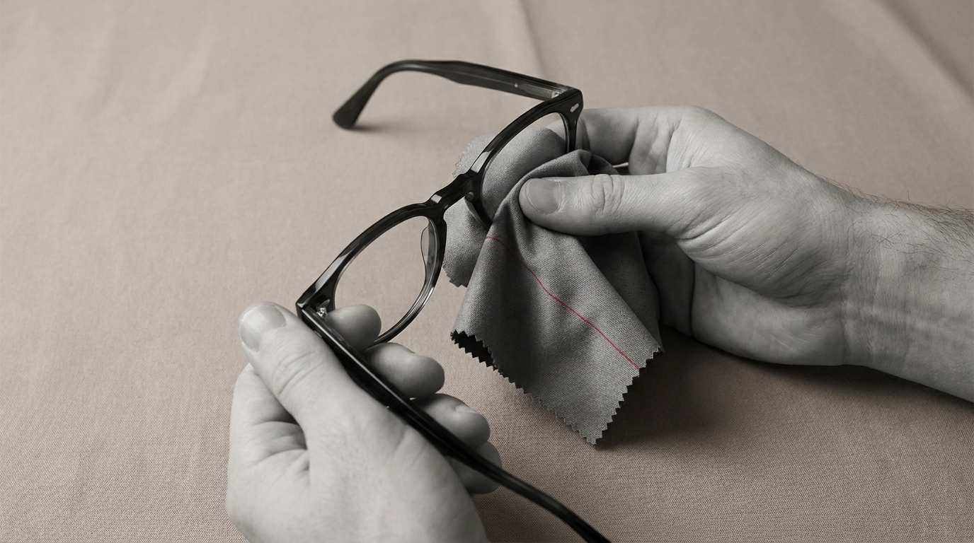How to clean your eyeglasses without scratching them