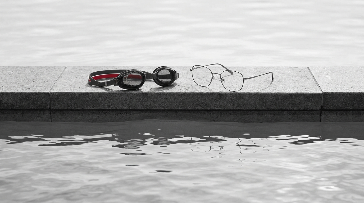 Swimming, chlorine and your eyes: why you should never swim in contact lenses