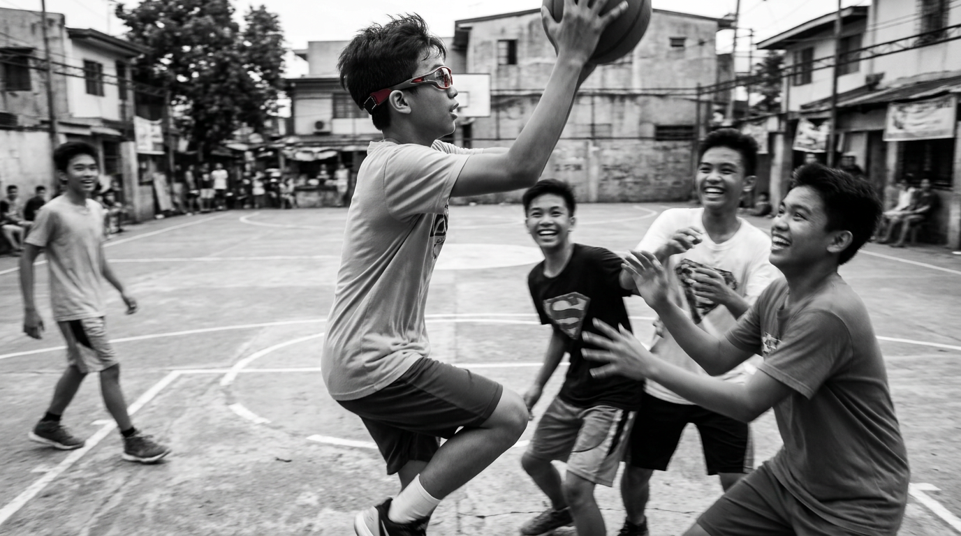 Can you wear glasses while playing basketball?