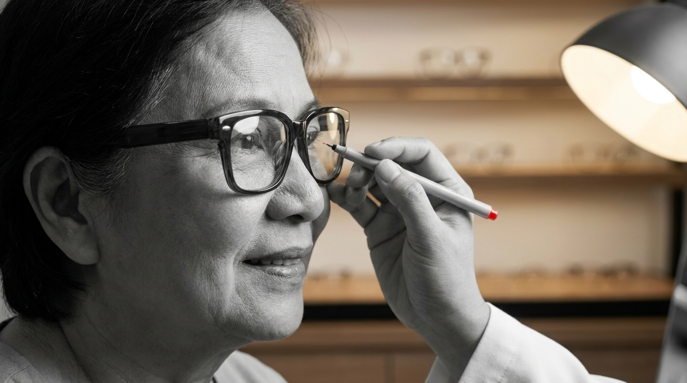 Choosing a frame for progressive lenses: why the frame decides the lens
