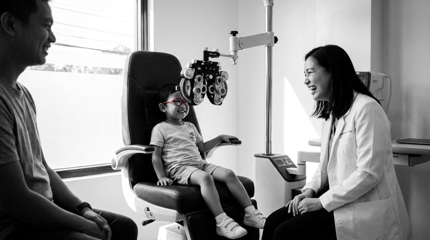 At what age should a child have their first eye test?