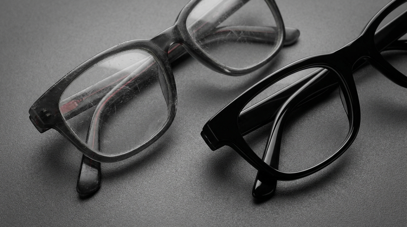 Why do your frames turn yellow, cloudy or sticky?
