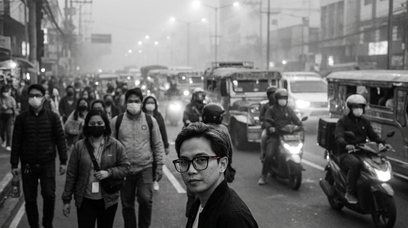 Air pollution, dust and your eyes on the Metro Manila commute
