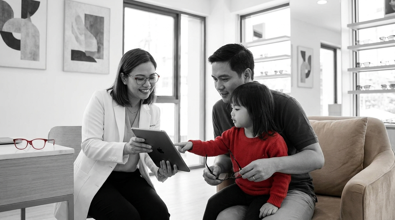 What happens at your child's myopia control follow-up visit?