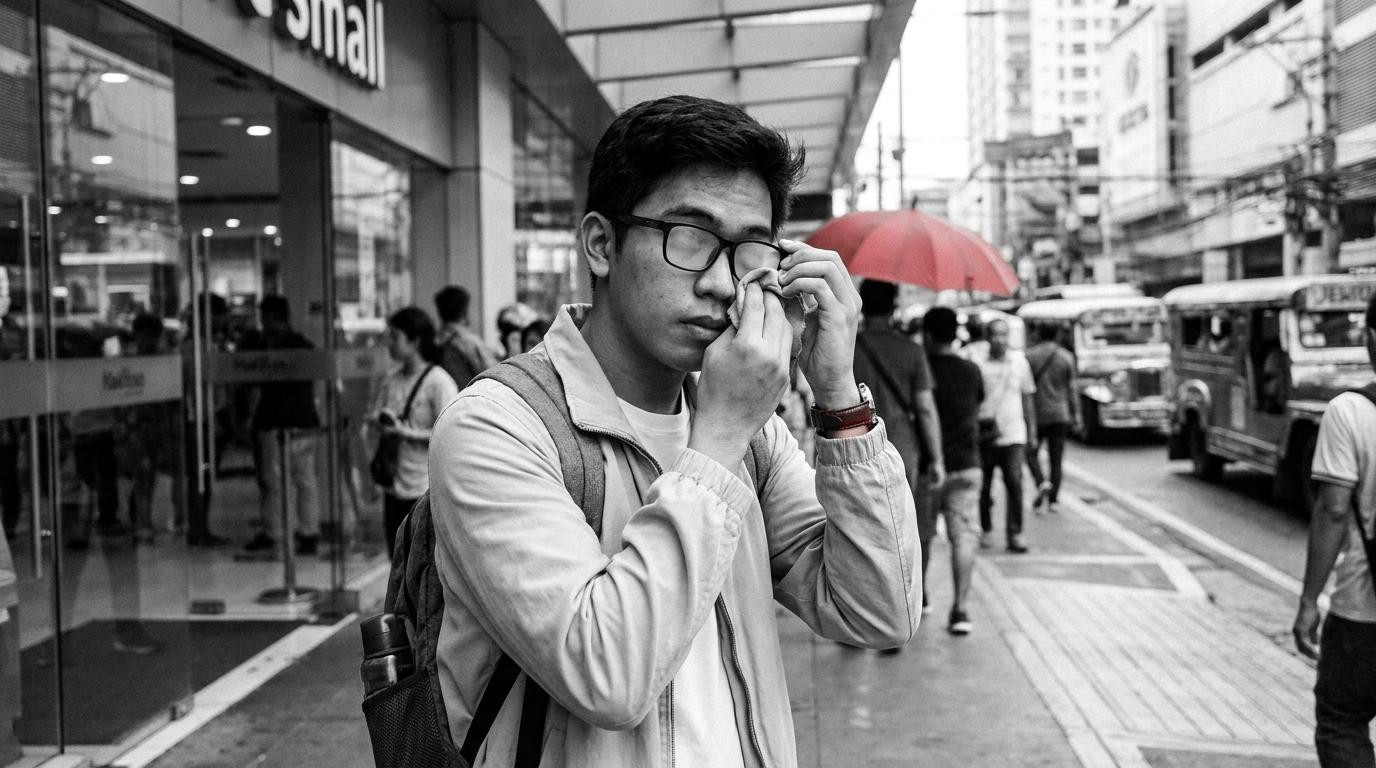 Why do my glasses fog up in the Philippines, and what actually stops it?