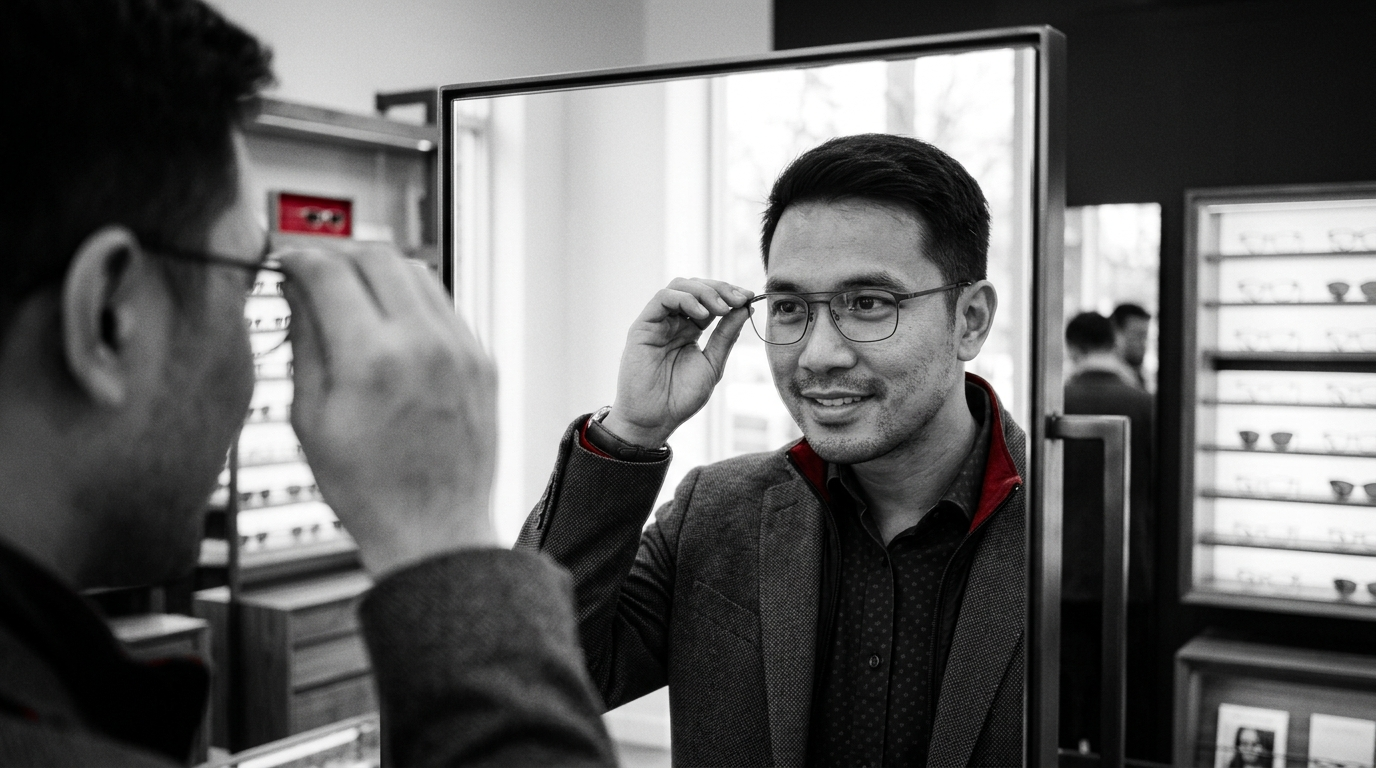 Does a smaller frame mean thinner lenses? How frame size changes what your lens looks like