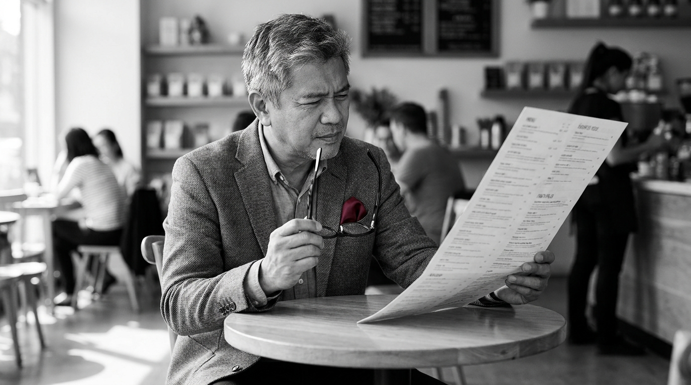 Nearsighted and over 40: why you cannot read up close, and why taking your glasses off is not the fix