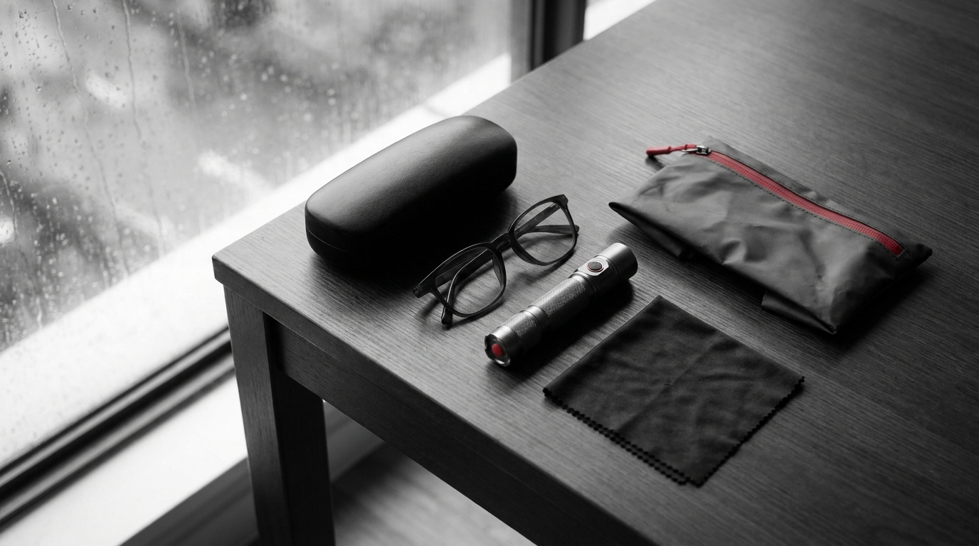Typhoon season go-bag: what glasses wearers should pack before the storm