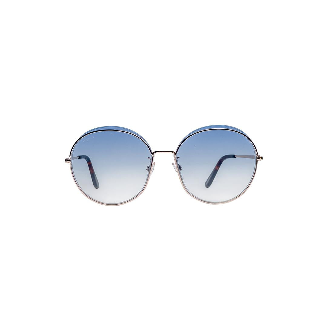 Bally Round Gold Sunglasses BY0077D28W60