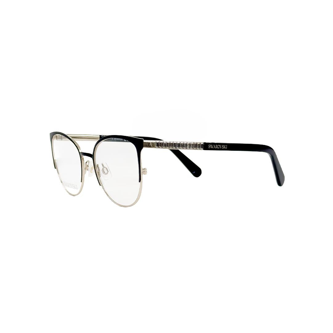 Swarovski Round Black Eyeglasses SW547500153