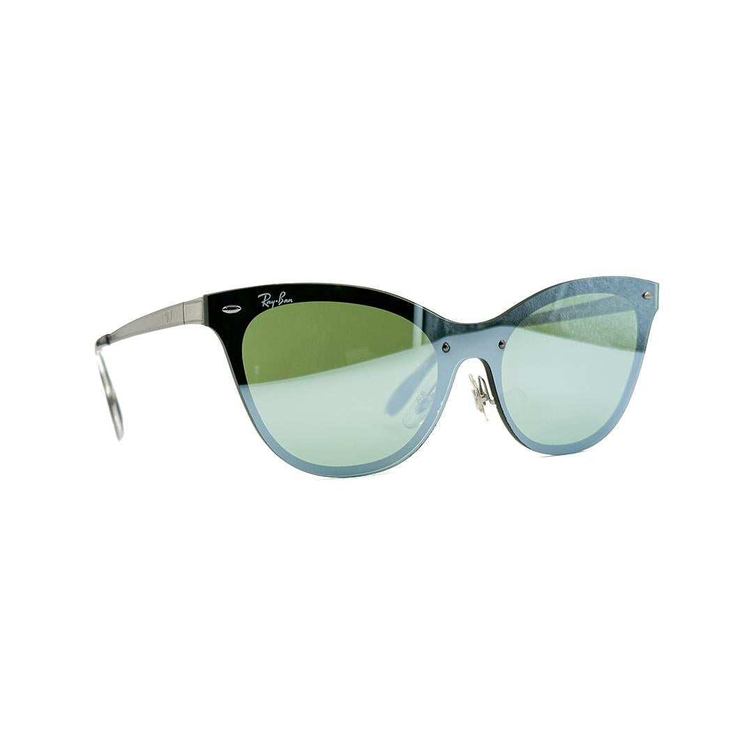 Ray-Ban Cat Eye Silver Sunglasses RB3580N/042/30