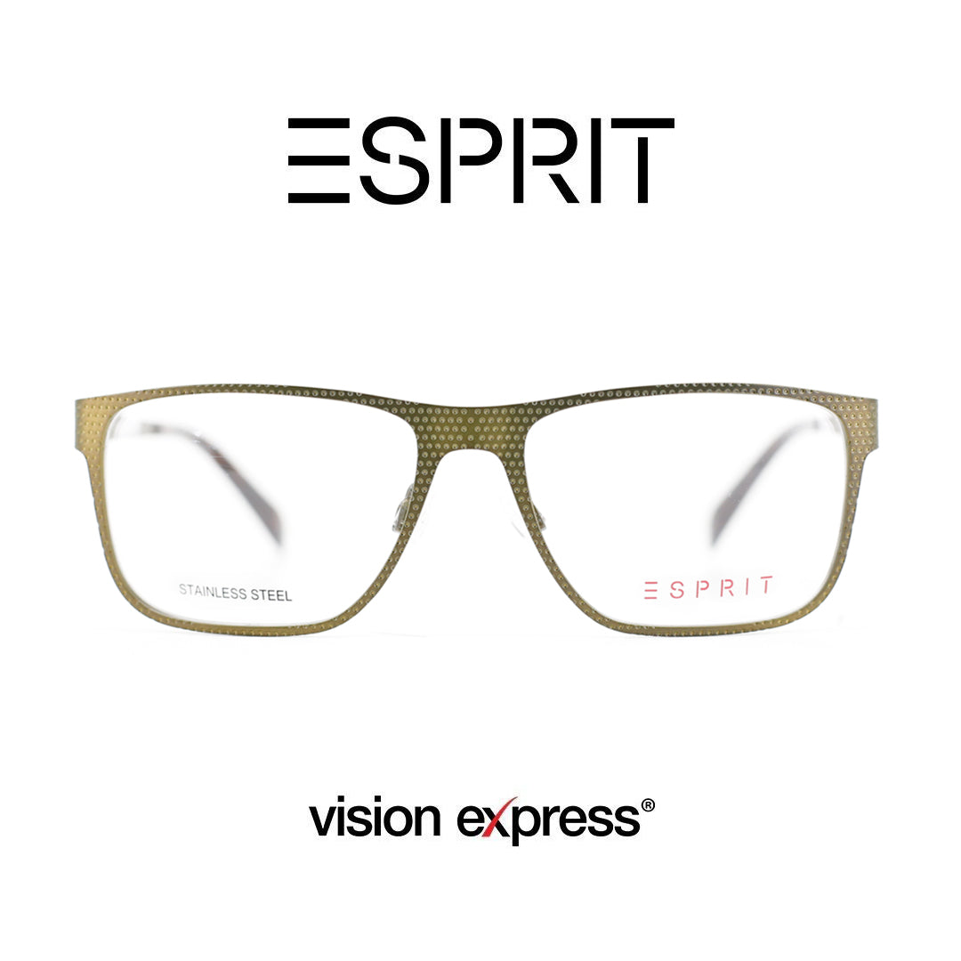 Esprit Men's Copper Metal Rectangle Eyeglasses ET17506/527 - Vision Express Optical Philippines
