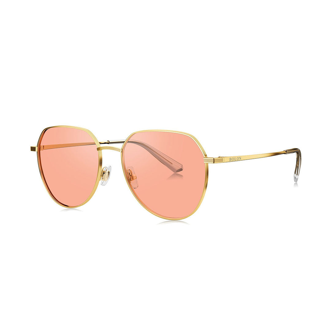 Bolon Women's Gold Metal Aviator Sunglasses BL7073/B61 - Vision Express Optical Philippines