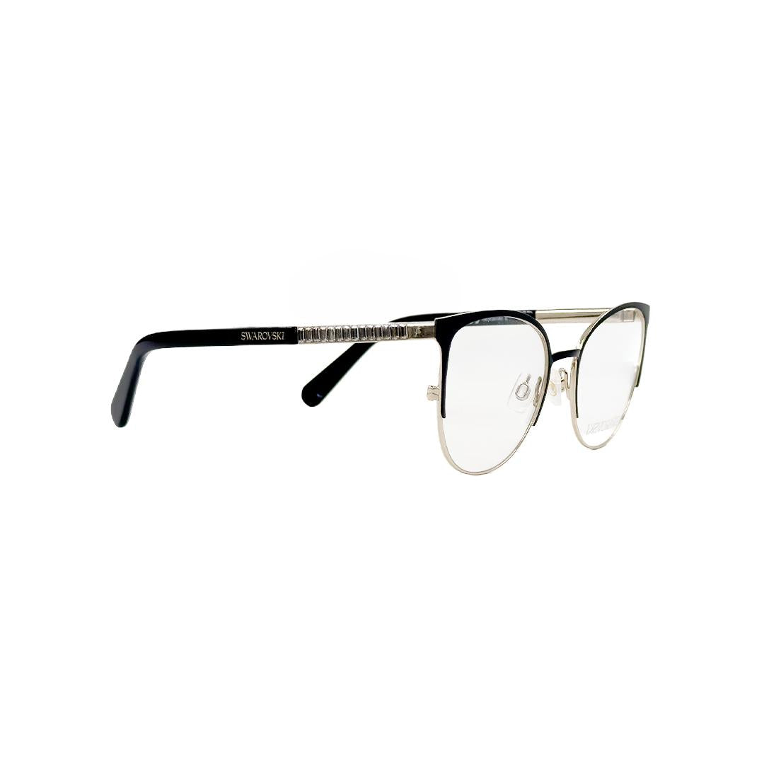 Swarovski Round Black Eyeglasses SW547500153