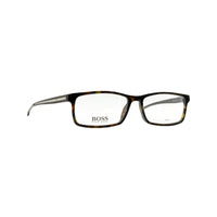Hugo Boss Rectangle Tortoise Eyeglasses HB0877P0I57