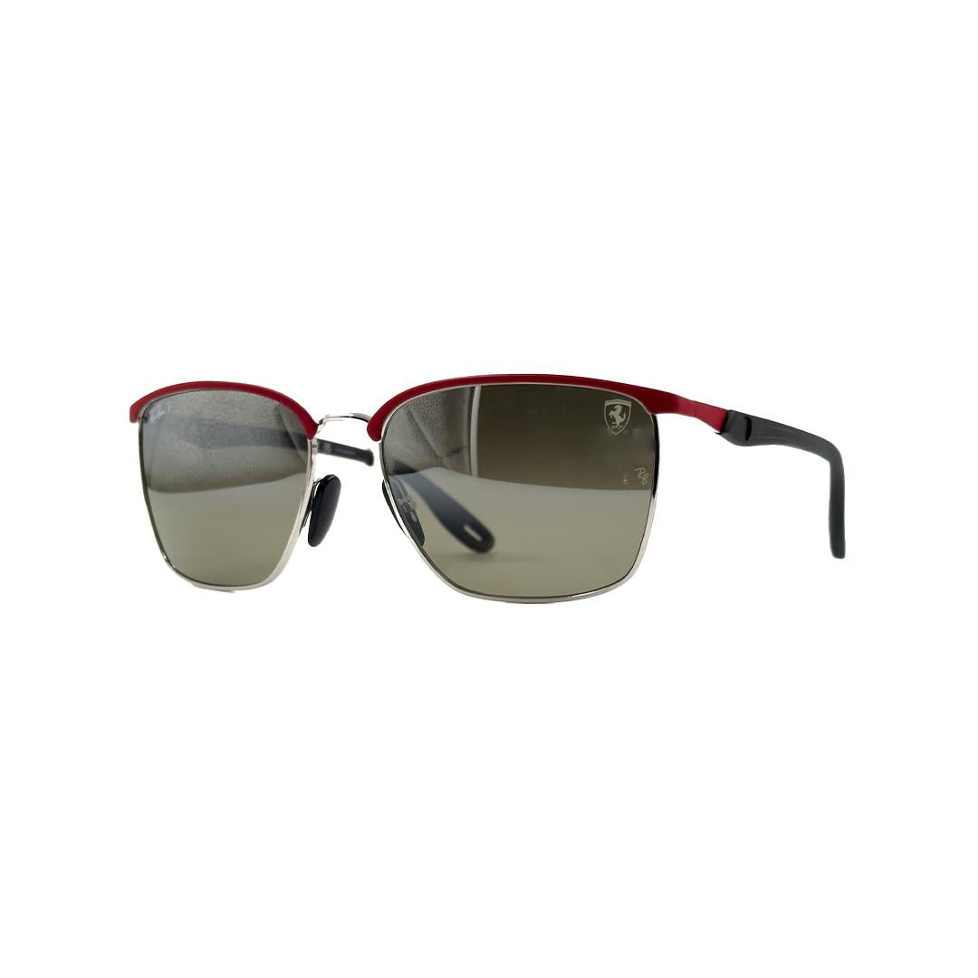 Ray-Ban Square Red Sunglasses RB3673MF0455J56