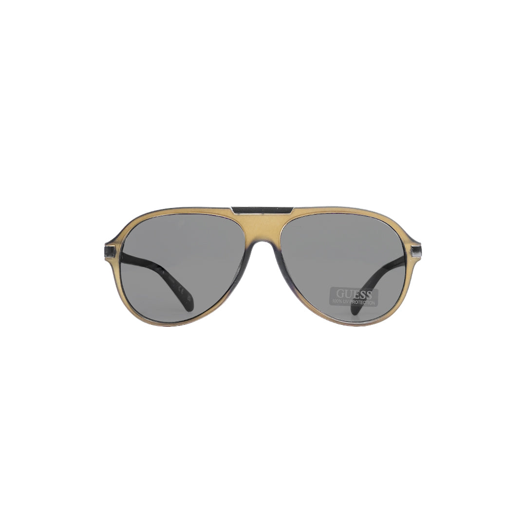 Guess Aviator Brown Sunglasses GU023797N57