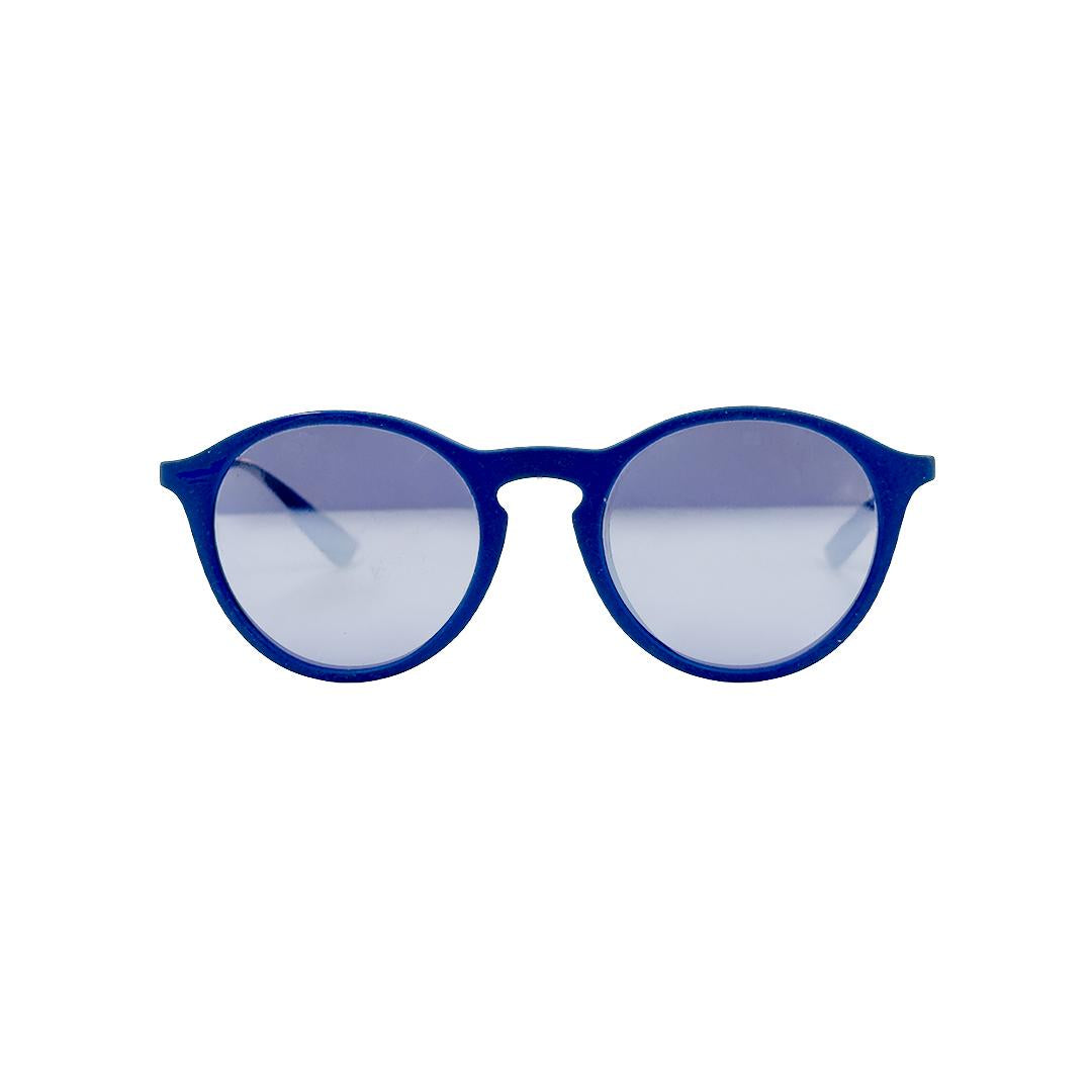 Ray-Ban Round Blue Sunglasses RB4243F/6263/1U