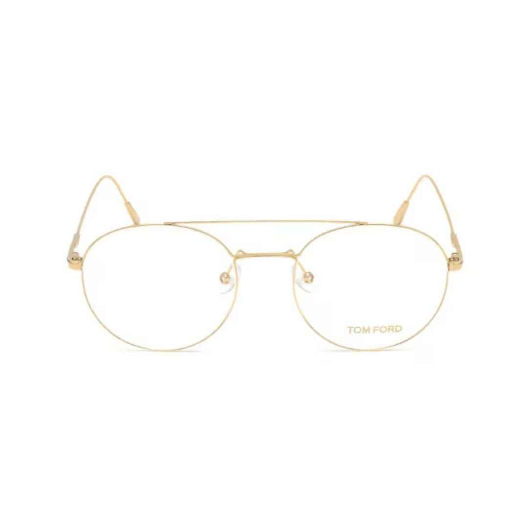 Tom Ford Gold Metal Aviator Eyeglasses FT560303052