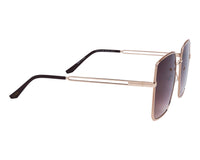 Guess Rose Gold Metal Square Sunglasses GU041928F58