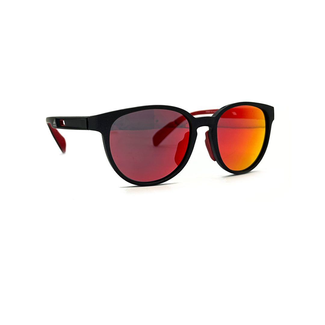 Adidas Unisex Black Plastic Round Sunglasses ADSP0036F02L54 - Vision Express Optical Philippines