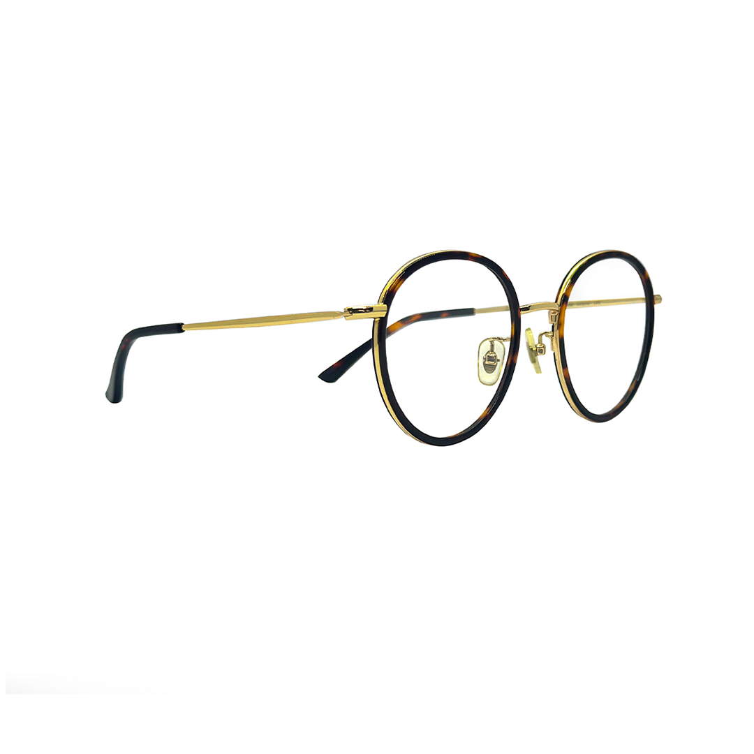 Aojo Unisex Brown Metal Round AOFACLS1015C02_50 - Vision Express Optical Philippines