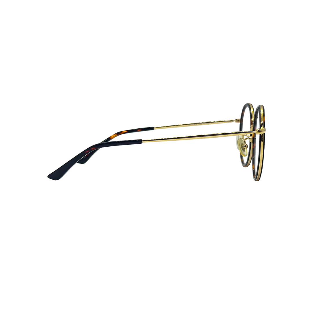 Aojo Unisex Brown Metal Round AOFACLS1015C02_50 - Vision Express Optical Philippines