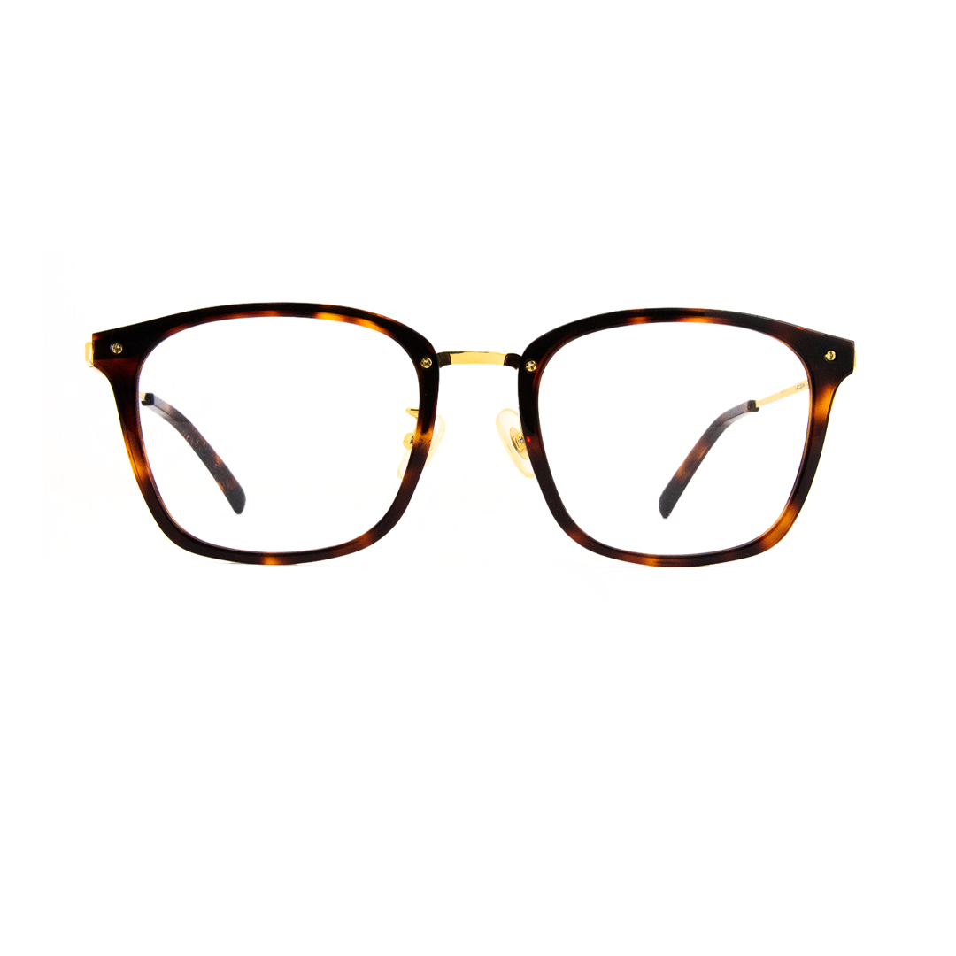 Aojo Unisex Brown Plastic Square AOJACLS0046C02_50 - Vision Express Optical Philippines