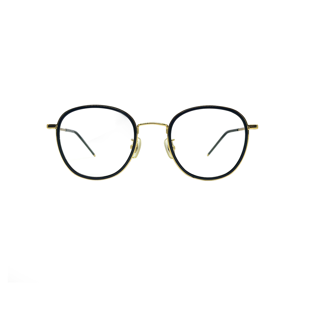 Aojo Unisex Black Plastic Round AOJACLS0042C01_48 - Vision Express Optical Philippines