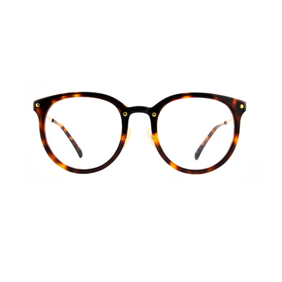 Aojo Unisex Brown Plastic Round AOJACLS1101C02_50 - Vision Express Optical Philippines