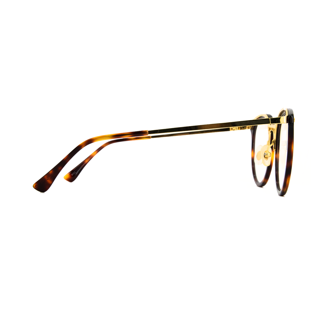 Aojo Unisex Brown Plastic Round AOJACLS1101C02_50 - Vision Express Optical Philippines