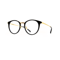 Aojo Unisex Black Plastic Round AOJAVIN0026C01_50 - Vision Express Optical Philippines