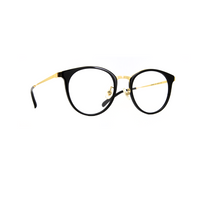 Aojo Unisex Black Plastic Round AOJAVIN0026C01_50 - Vision Express Optical Philippines