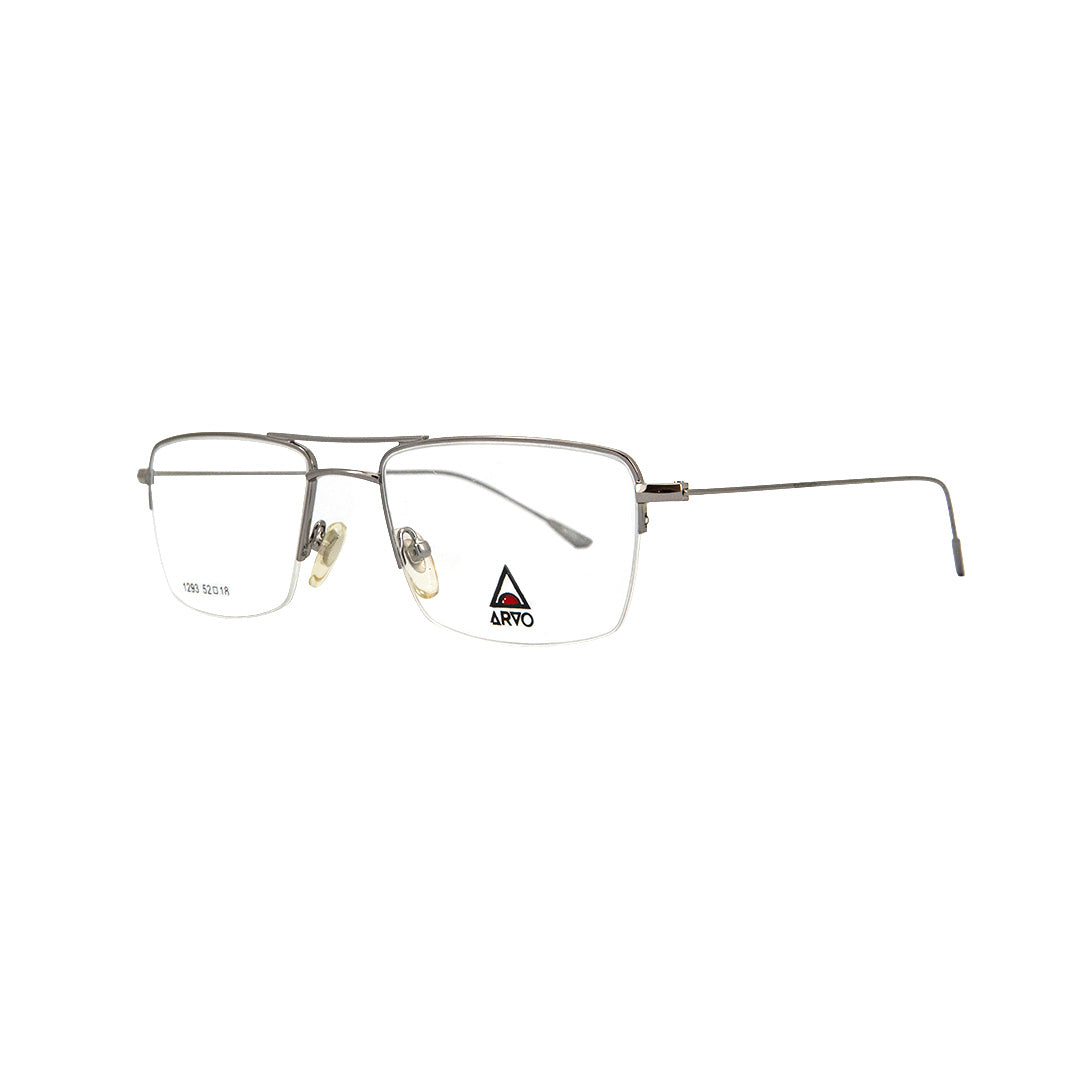Arvo Silver Metal Square Eyeglasses AV 1293/C3 - Vision Express Optical Philippines