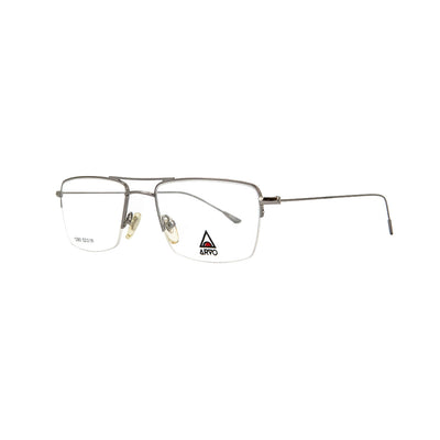 Arvo Silver Metal Square Eyeglasses AV 1293/C3 - Vision Express Optical Philippines