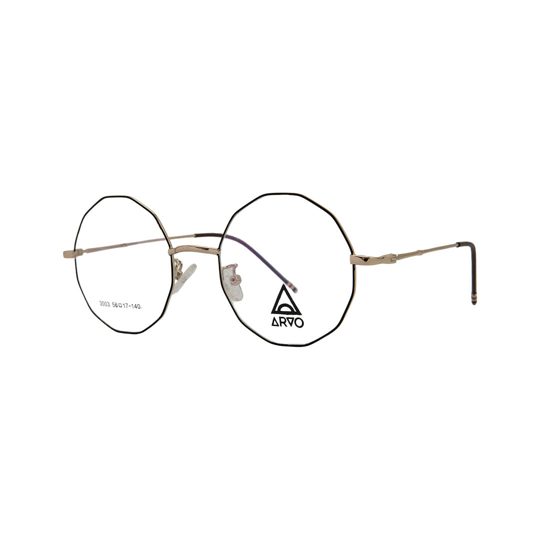 Arvo Gold Metal Round Eyeglasses AV 3003/M04 - Vision Express Optical Philippines