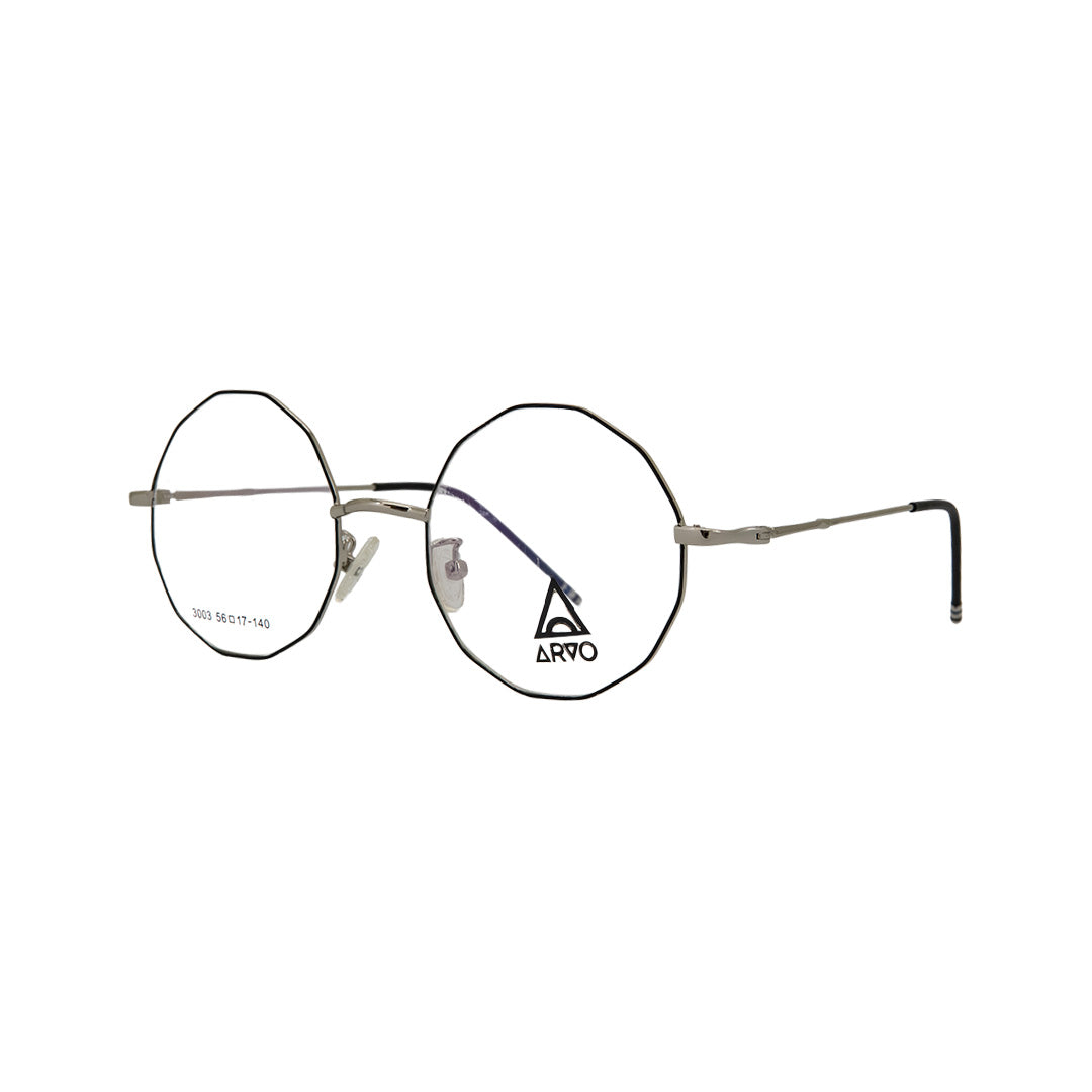 Arvo Black Metal Round Eyeglasses AV 3003BS/M02 - Vision Express Optical Philippines