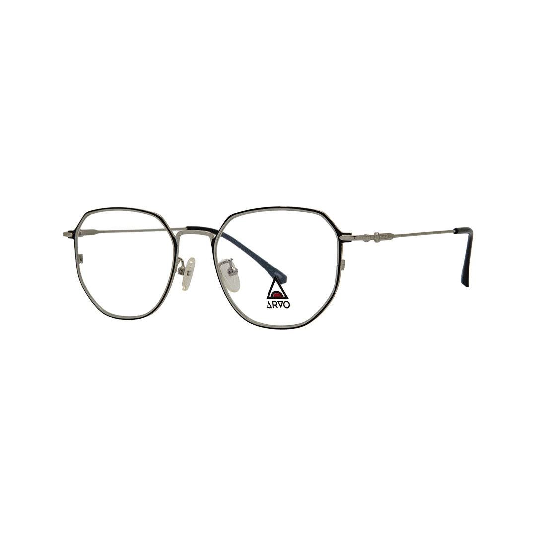 Arvo Silver Metal Round Eyeglasses AV 5023/C3 - Vision Express Optical Philippines