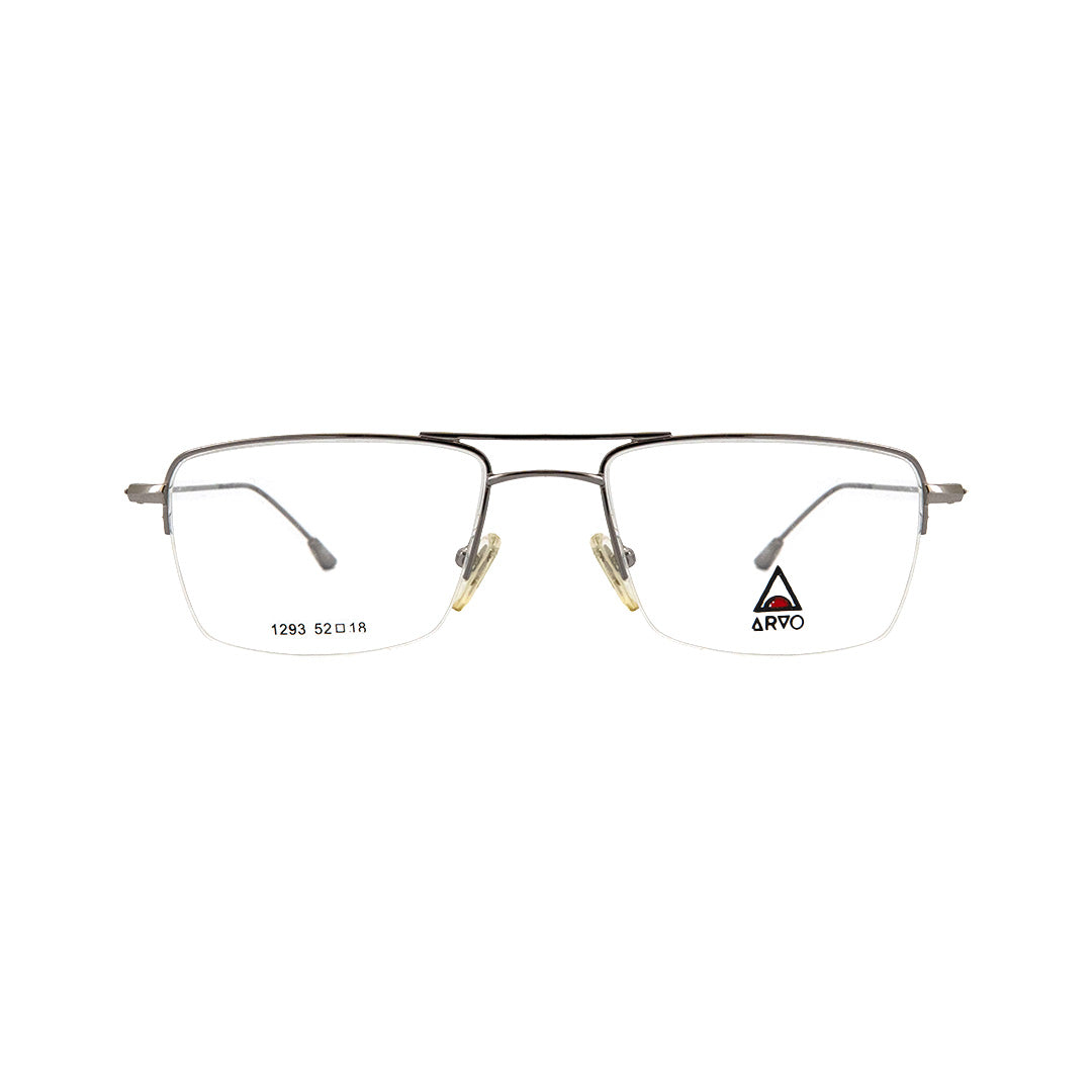 Arvo Silver Metal Square Eyeglasses AV 1293/C3