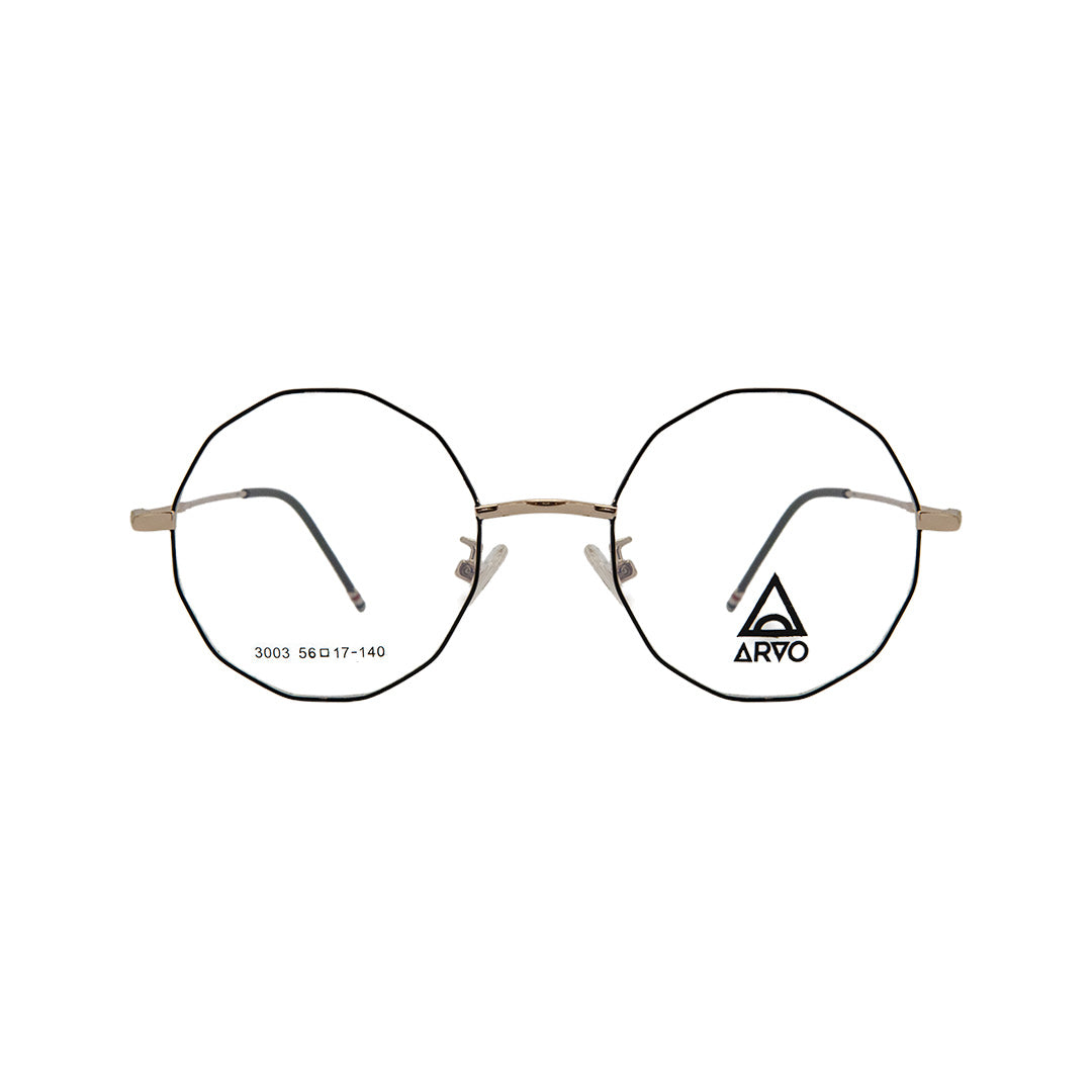 Arvo Gold Metal Round Eyeglasses AV 3003/M04