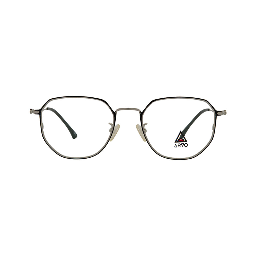 Arvo Silver Metal Round Eyeglasses AV 5023/C3
