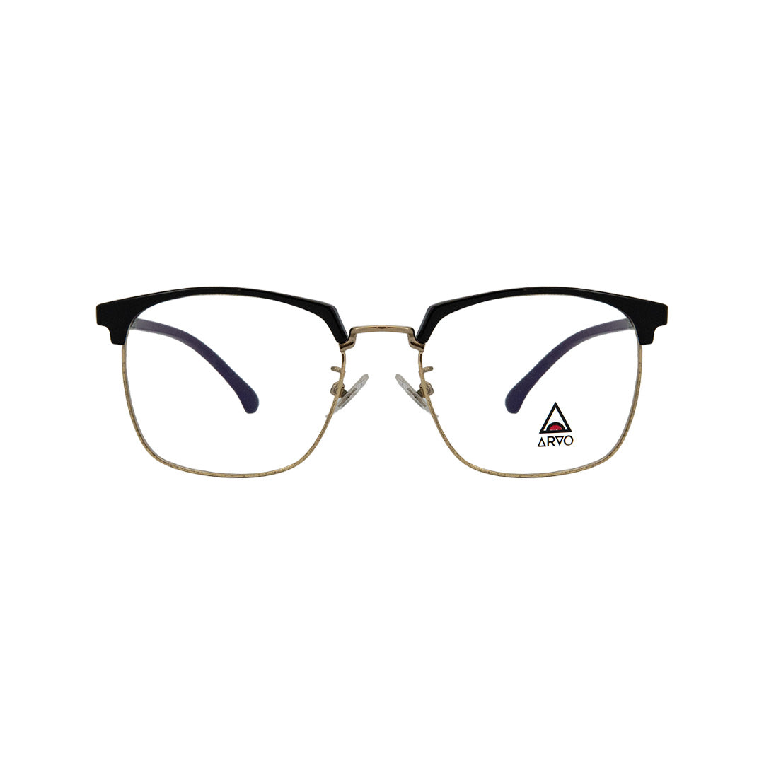 Arvo Black Metal Square Eyeglasses AV PS3504/C1