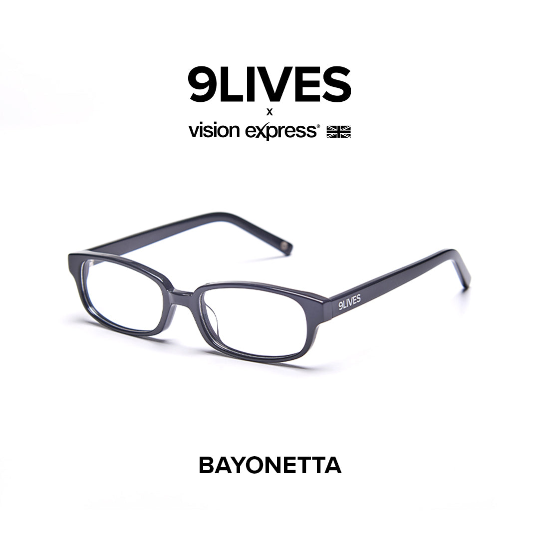 9Lives x Vision Express Bayonetta in Carbon - Vision Express Optical Philippines