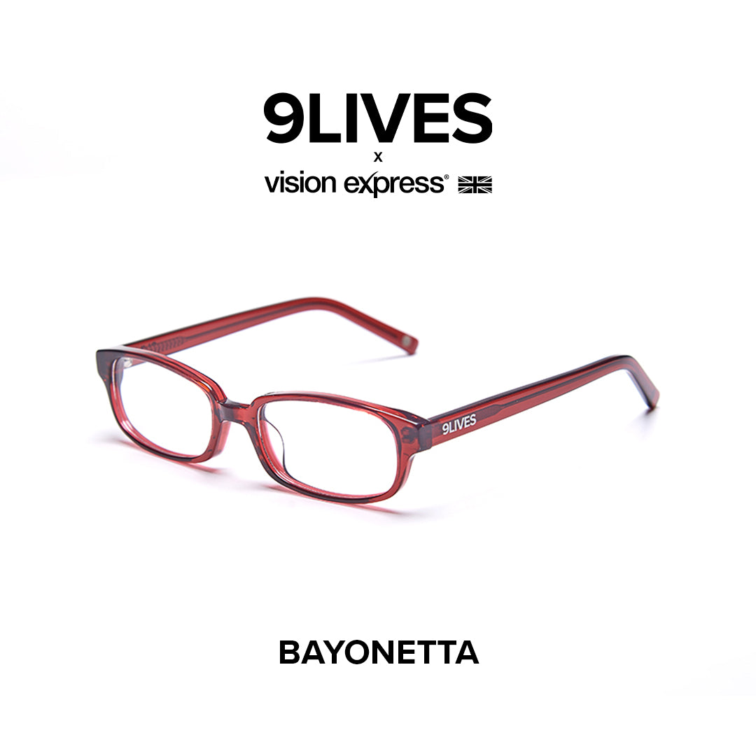 9Lives x Vision Express Bayonetta in Cardinal BAYONETTARED54 - Vision Express Optical Philippines